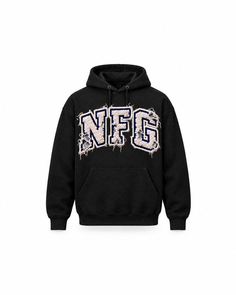 Graffiti Against Perception Hoodie Black